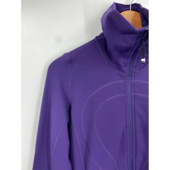 Lululemon Women's In Stride Full Zip Thumbhole Long Sleeve Jacket Size 4 - Picture 2 of 12